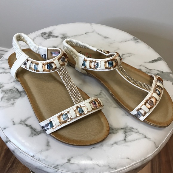 ‼️ Comfort Padded Sandals with Necklace Set - Picture 5 of 8